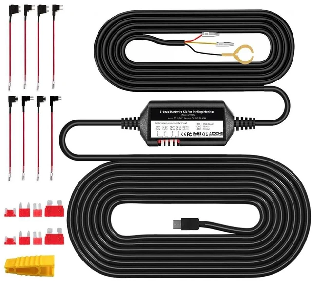 Main image of AZDOME 3-Lead Acc Hardwire Kit Type-C USB Port for M350 M660 M550