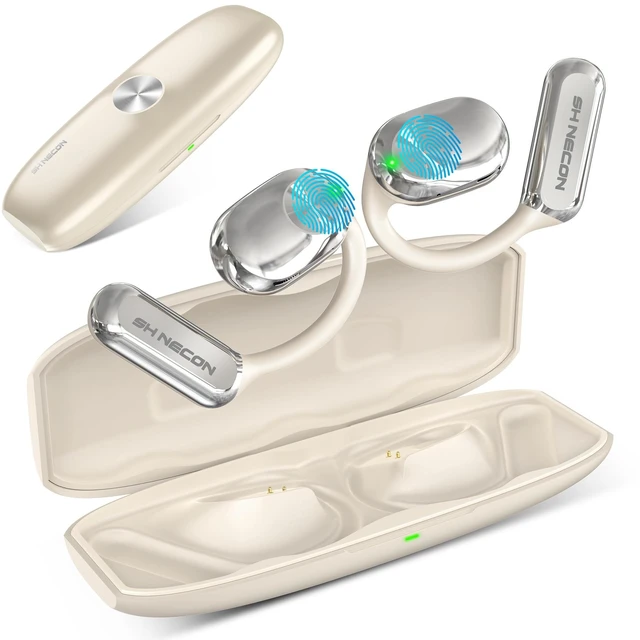Main image of Wireless Earbuds, Language Translation Earbuds, 3-in-1 AI Real Time Translator Earbuds,Compatible with iOS & Android, Ideal for Travel, Work & Study-Silver