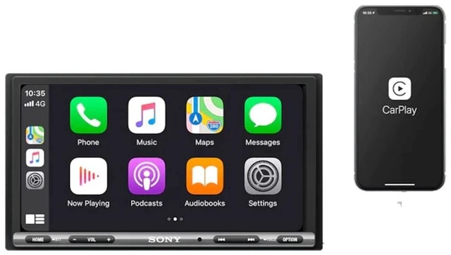 Main image of Sony 6.95 Inch - Apple Car Play/Android Auto Digital Media Receiver W/Bluetooth and Back Up Camera Input