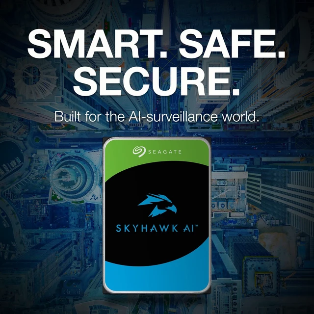 Alt view image 3 of 5 - Seagate Skyhawk AI 8TB Surveillance Internal Hard Drive HDD3.5 Inch SATA 6Gb/s 256MB Cache + Drive Health Management & 3-Year Recovery Service - (ST8000VEZ00)