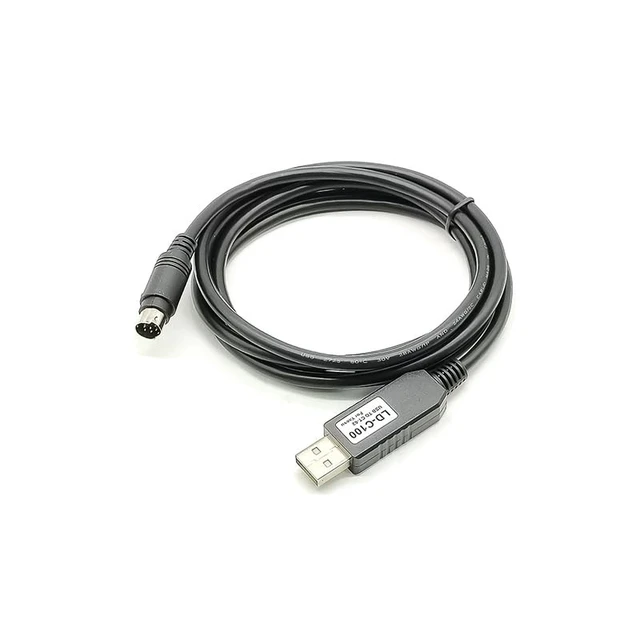 Alt view image 5 of 5 - USB to Mini Din 8-Pin Male Connector Straight RS232 CT-62 CAT Data Serial Cable 1.8M - LD-C100 Compatible with FT-100/817/857/897 Series Radios