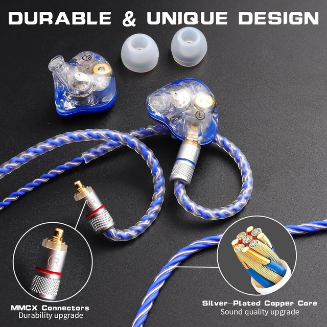 Alt view image 4 of 5 - DEMAKE in-Ear Monitor with Detachable Silver-Plated Type-C Cable