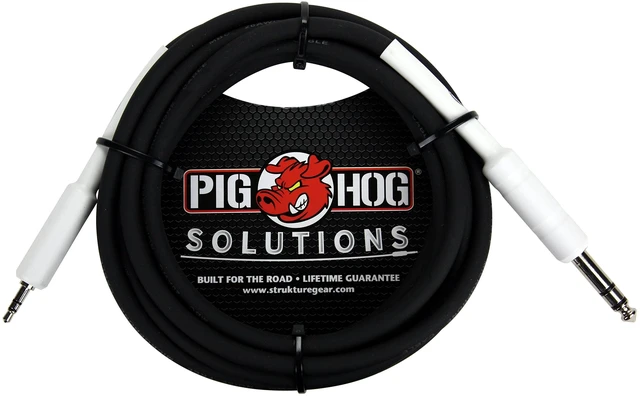 Main image of Pig Hog PX48J6 1/4" TRS to 3.5mm Mini Instrument Cable, 6 Feet