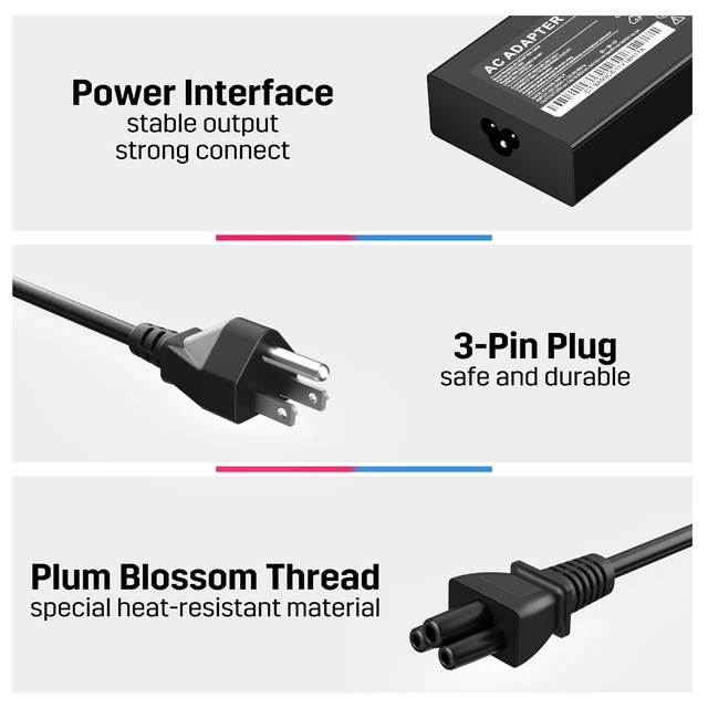 Alt view image 4 of 5 - New Slim 140W 20V 7A USB-C Type-C Laptop Charger Replacement for Lenovo Slim Pro 7 9, Yoga Pro 9 7, Yoga 9i, Yoga Slim 7 5, Legion 9, Legion Pro 5 5i 7 7i, ThinkPad Z16, Power Adapter Supply Cord