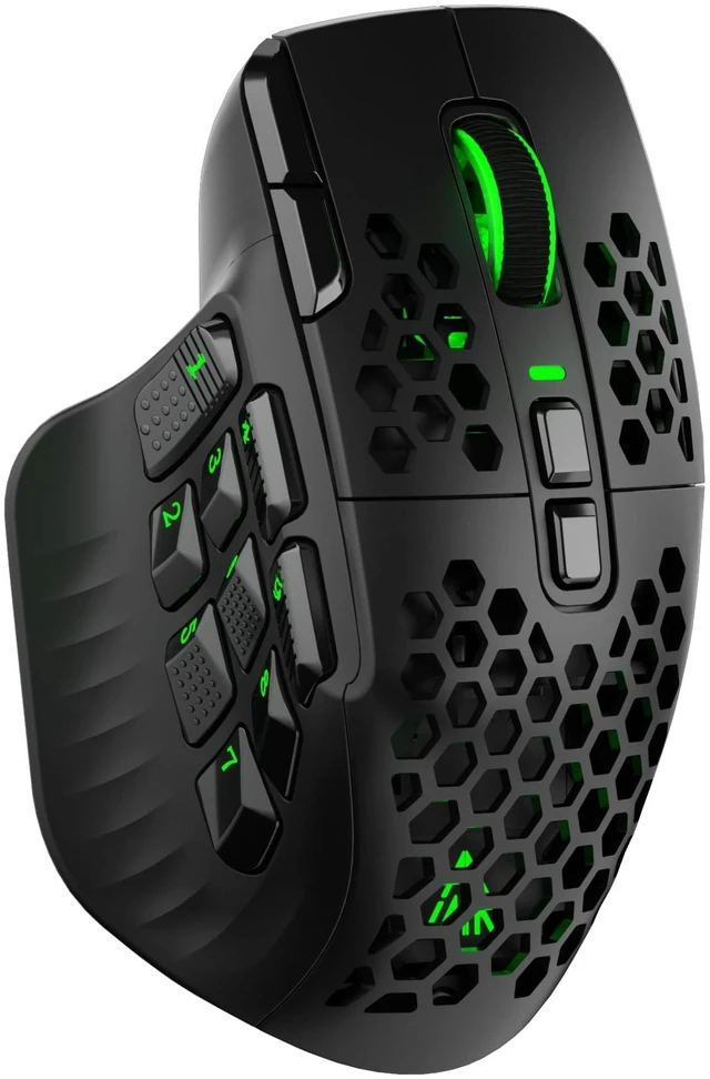 Main image of SM809 Pro Tri-Mode MMO Gaming Mouse, 16 Custom Buttons & 24000 DPI
