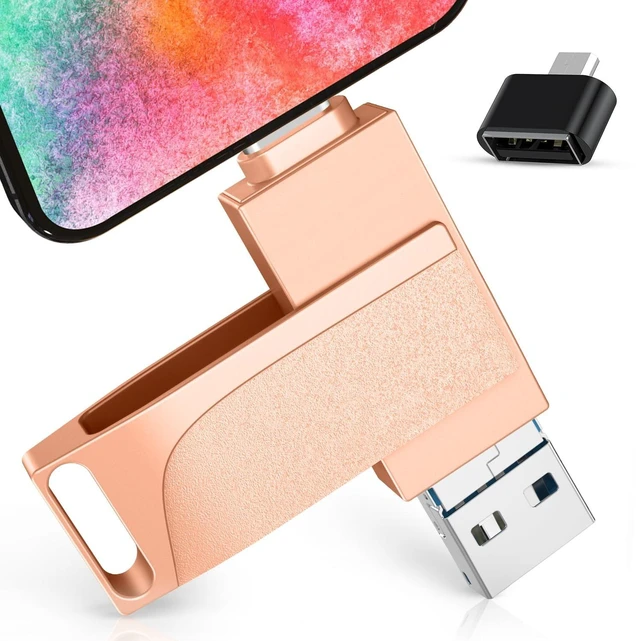Main image of 512GB Photo Stick for Smartphones, 4in1 Functionality, Directly Transfer Photos to USB Drive, Supports Storage of Photos/Videos/Various Files, Compatible with iPhone/iPad/Android/PC and More.