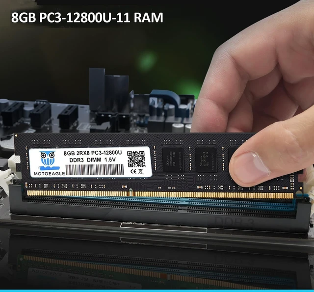 Alt view image 3 of 5 - 16GB (2x8GB) KIT DDR4 2666MHz PC4-21300 Non-ECC Unbuffered 1.2V CL19 2RX8 288 Pin UDIMM Desktop PC Memory RAM