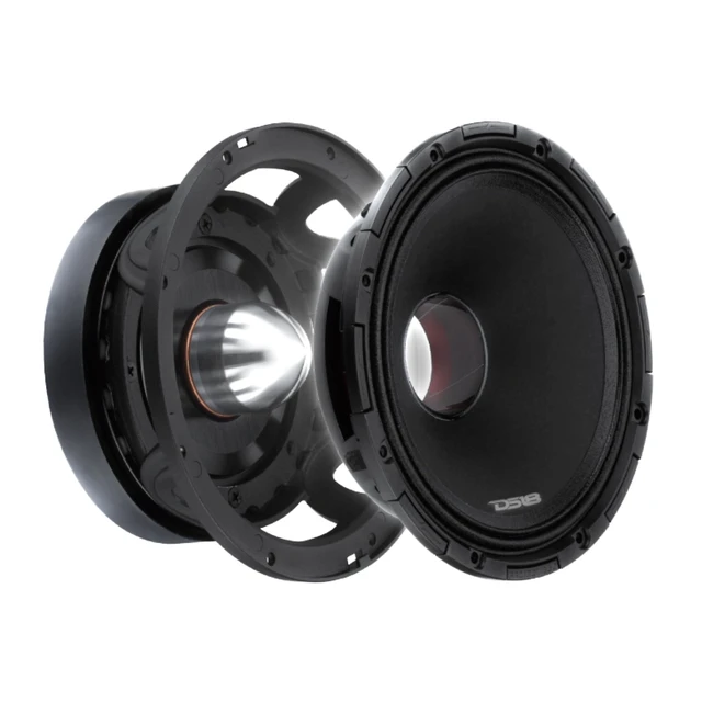 Alt view image 2 of 5 - DS18 PROJECT360.698B 6x9 Bullet Midrange Speaker, 600W Max Power, 300W RMS, 8-Ohm, 98dB, 1.75" Voice Coil, Patent-Pending Rotating Recone Design for Quick Repair