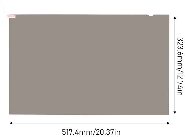 Alt view image 2 of 5 - Phefop Monitor 16:10 Laptop Filter Blue Light Blocking Screen Scratch Resistance Film Removable Privacy Eye Protection Monitor Office Workspace Privacy 24 Inch