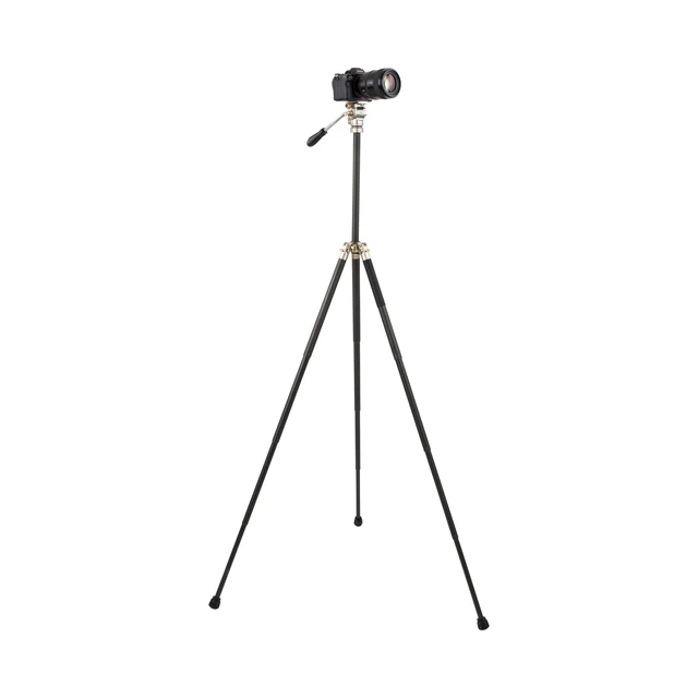 Alt view image 2 of 5 - HARLOWE Rocket Air Carbon Fiber Travel Tripod with Fluid Head, 22lb Load