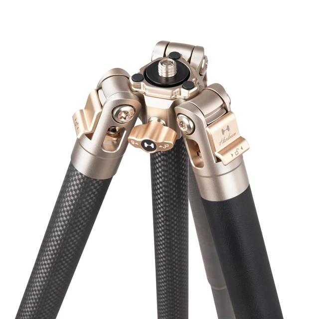 Alt view image 4 of 5 - HARLOWE Rocket Air Carbon Fiber Travel Tripod with Fluid Head, 22lb Load