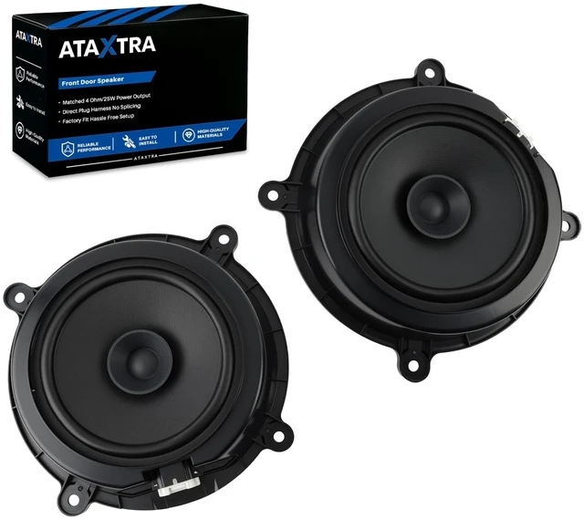 Main image of ATAXTRA Front Door Speaker Pair 4 Ohm 25W Left & Right Sides