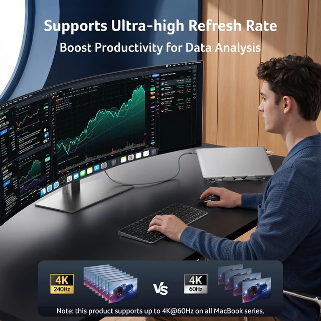 Alt view image 4 of 5 - Acer USB C to HDMI 2.1 Cable 6.6FT (8K@60Hz 4K@240Hz) Unidirectional