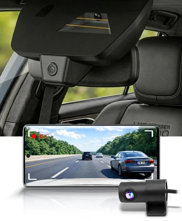 Main image of Fitcamx Front 4K+Rear 1080P Dash Cam Adapts for Lexus GX550 2024-2027