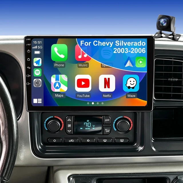 Main image of 10inch Car Stereo Radio for Chevy Silverado 1500 Tahoe GMC Sierra 2003-2006