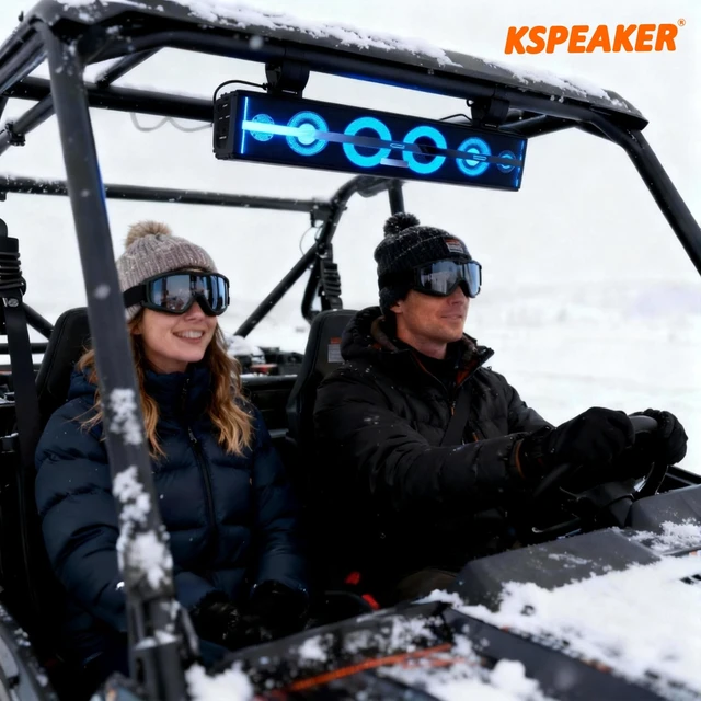 Alt view image 3 of 5 - UTV Speakers ATV Speaker ATV Sound Bar UTV Sound Bar Golf Cart SoundBar Sxs RZR Boat Speaker Polaris Can Am Fourwheeler Marine
