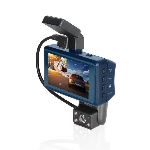 Alt view image 4 of 4 - Minolta MNCD337N 2-Channel 1080P Dash Camera w/3.0" LCD + Interior Camera
