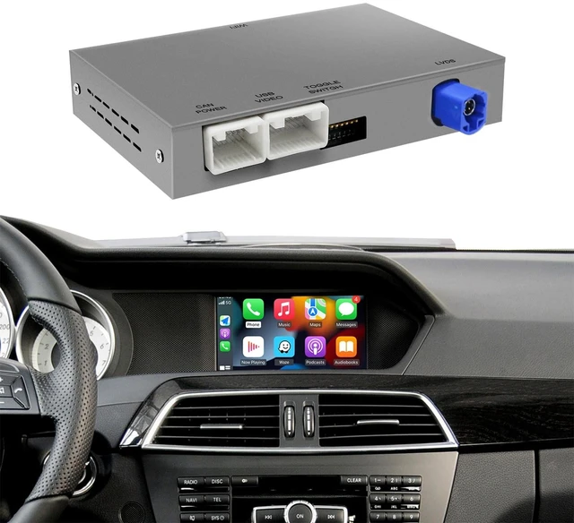 Alt view image 2 of 5 - Wireless CarPlay/Android Auto Module for Mercedes Benz NTG4.5/4.7 System