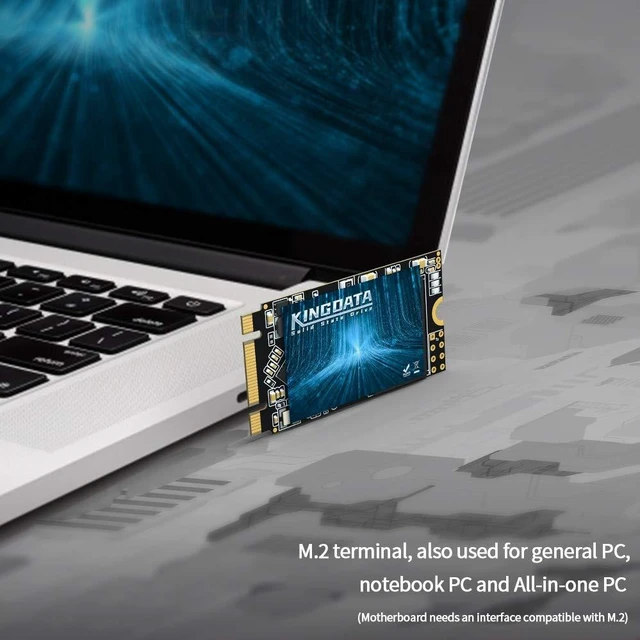 Alt view image 4 of 5 - KINGDATA M.2 2242 SSD 500GB Ngff Internal Solid State Drive High-Performance Hard Drive for Desktop Laptop SATA III 6Gb/s Includes SSD(500GB, M.2 2242)