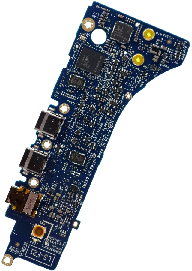 Main image of Deal4GO USB-C Ports Audio Jack Power Button IO Board YH2H0 43HNW Replacement for Dell XPS 15 9575 Precision 5530 2-in-1