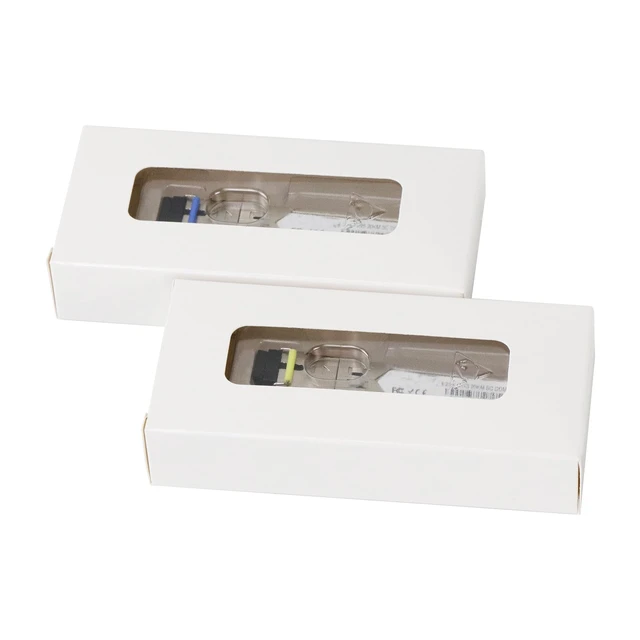 Alt view image 5 of 5 - A Pair of 10G SFP+ Bidi Transceiver LC Single-Mode 20km Single Fiber Module 10GBASE-BIDI 1270nm/1330nm for Cisco, Ubiquiti UniFi, Mikrotik, and More