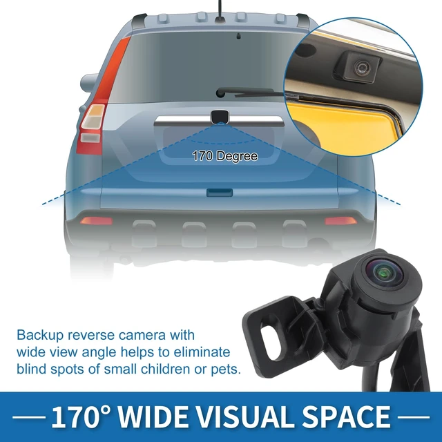 Alt view image 3 of 5 - Partuto Rear View Camera for Ford F-250 F-350 F-450 Super Duty 2008-2012 Park Assist Backup Reverse Camera Replace No.9C3Z19G490A/9C3Z19G490B/9C3Z19G490D