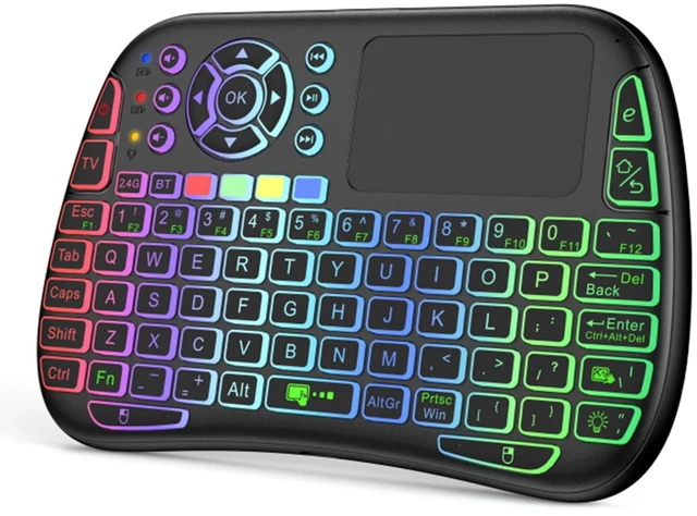 Main image of iPazzPort Mini Wireless Keyboard Mouse Combo, Bluetooth & 2.4G Dual Mode
