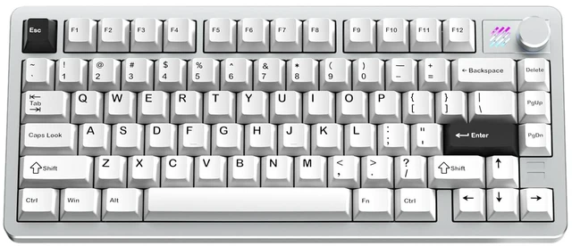 Main image of SUEHIODHY FURYCUBE F75 Mechanical Keyboard, 75% Aluminum Keyboard VIA-programmable Custom Hot Swappable,Gasket Structure,RGB Backlit Gaming Keyboard for PC/Tablet/PS