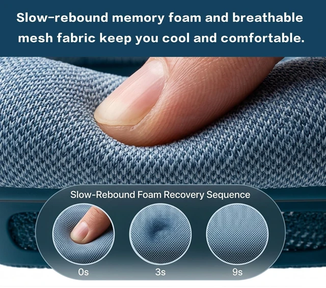 Alt view image 5 of 5 - Floranson Ear Cushions for Apple AirPods Max 2 and AirPods Max, Sky Blue