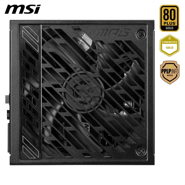 Alt view image 3 of 5 - MSI MPG A850GS PCIE5, Fully Modular Gaming 850W Power Supply, 80+ Gold, Dual 12V-2x6 Cables, Server-Grade Capacitor, ATX 3.1 & PCIe 5.1 Ready, Low-Noise, Semi Digital, 10 Year Warranty