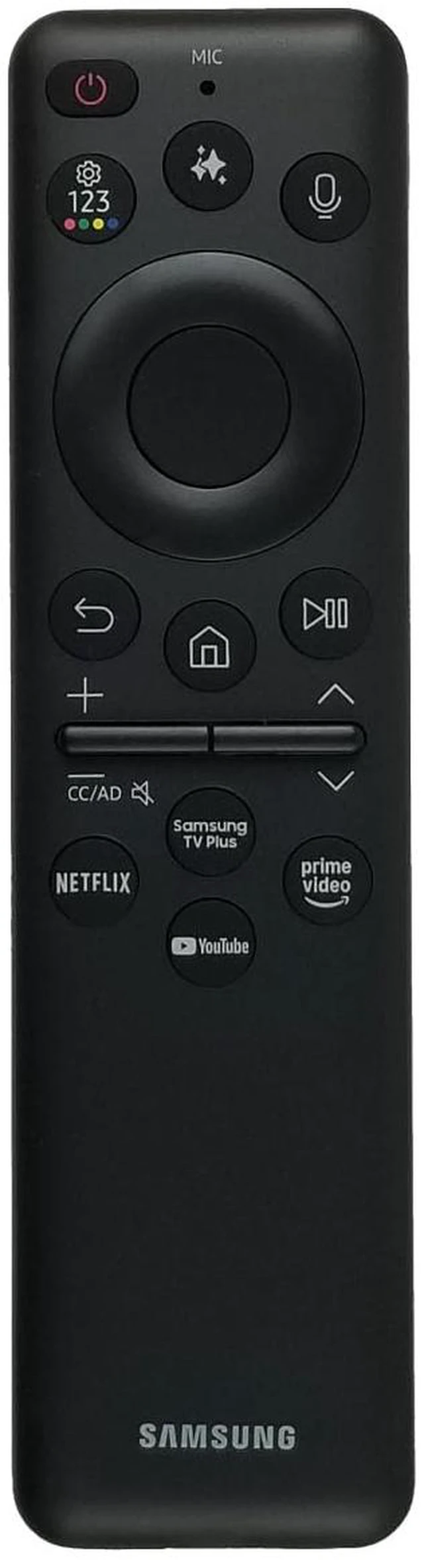 Main image of Replacement Voice Remote Control fit for Samsung Part BN59-01480U Solar Cell Powered with Netflix, Prime Video & YouTube Shortcut Buttons