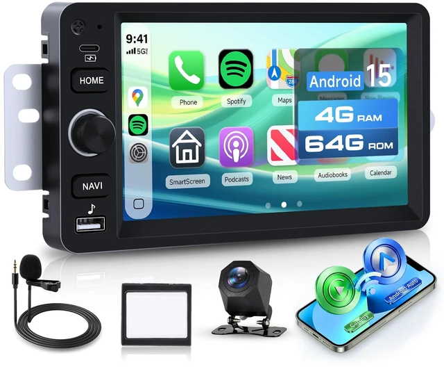 Main image of 4G+64G Android 15 Car Stereo for 2003-2006 Chevrolet Silverado Impala Tahoe