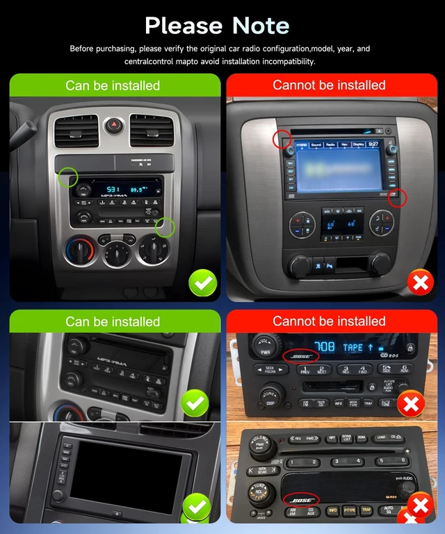 Alt view image 2 of 5 - 4G+64G Android 15 Car Stereo for 2003-2006 Chevrolet Silverado Impala Tahoe