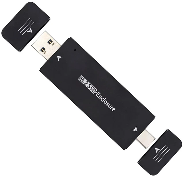 Main image of CY NGFF 10Gbps Combo Type-C USB3.0 to M-Key NVMe M.2 NGFF SATA SSD PCBA Case 2242/2230mm Adapter RTL9210B Chipset