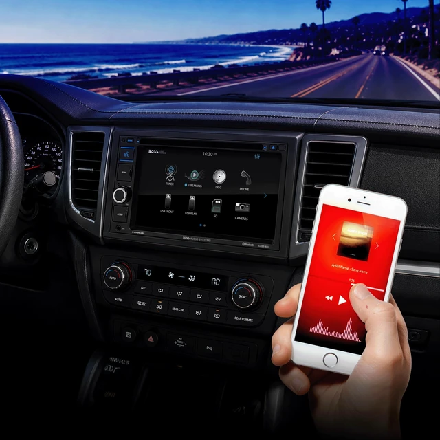 Alt view image 2 of 5 - BOSS Audio Systems BVB9364RC Double DIN 6.2 Inch Car Stereo, Backup Camera