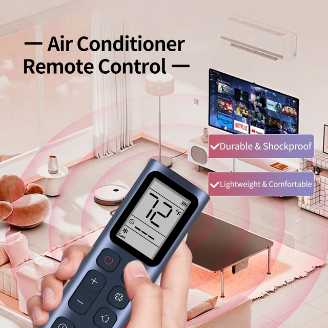 Alt view image 2 of 5 - New AC Replacement Remote Control fit for Dreo Portable Air conditioners AC318S DR-HAC008S AC319S DR-HAC009S AC516S DR-HAC006S DR-HAC0 AC0