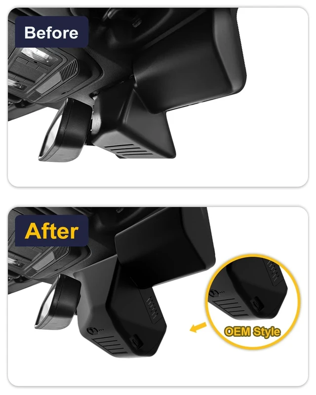 Alt view image 4 of 5 - Fitcamx 4K Dash Cam Suitable for Ford Bronco 2025-2026 & Bronco Rapor, HD2-D8300 (NOT for Bronco Sport), OEM Factory Look, 2160P UHD Video, WiFi & APP, Loop Recording, G-Sensor, Plug & Play, 64GB Card