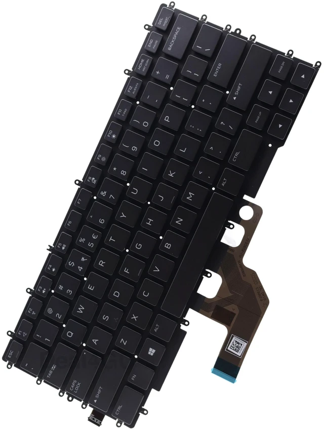 Main image of Deal4GO 4-Zone RGB Backlit Keyboard TV8G0 18JXP P73J8 12PWM Replacement for Dell Alienware M15 R3 R2, M15 R4, G7 15 7500