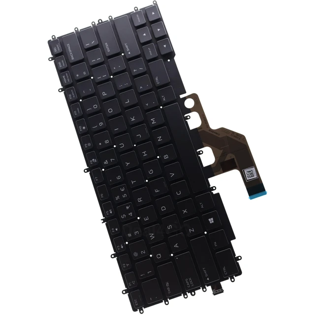 Alt view image 5 of 5 - Deal4GO 4-Zone RGB Backlit Keyboard TV8G0 18JXP P73J8 12PWM Replacement for Dell Alienware M15 R3 R2, M15 R4, G7 15 7500
