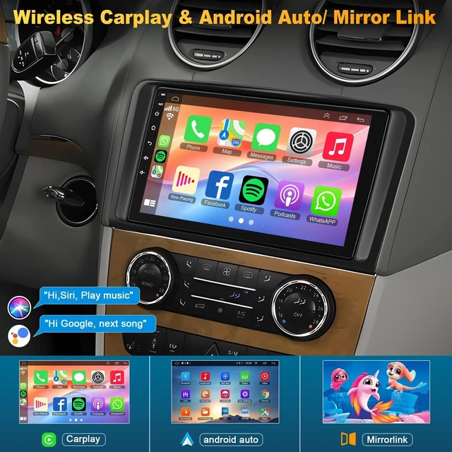 Alt view image 3 of 5 - Car Radio for Mercedes Benz GL ML Class W164 X164 ML350 ML500 2005-2011
