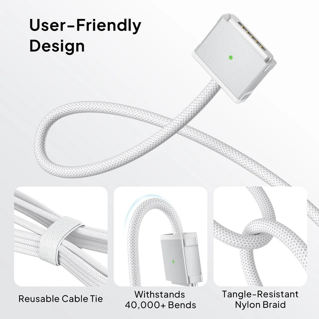 Alt view image 5 of 5 - Elebase USB C Mag-Safe 3 Charging Cable 6.6FT,140W Mag 3 Charger Cord 2M