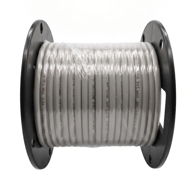 Main image of AiCat Cat6 Ethernet Cable 100ft - 23 AWG, CMR, Insulated Solid Bare Copper Wire Cat6 Cable with Noise Reducing Cross Separator - 550MHZ / 10 Gigabit Speed, UTP Cat6 Cable 100ft PoE++ (4PPoE) - Gray