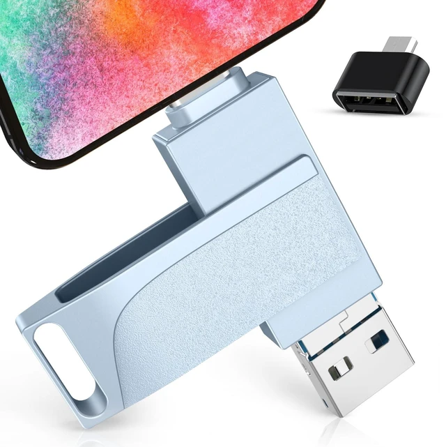 Main image of 512GB Photo Stick for Smartphones, 4in1 Functionality, Directly Transfer Photos to USB Drive, Supports Storage of Photos/Videos/Various Files, Compatible with iPhone/iPad/Android/PC and More.