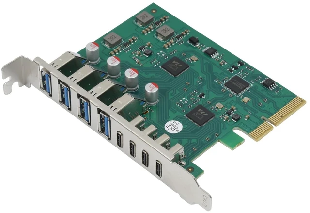 Main image of ELUTENG PCIE USB 3.1 Expansion Card 8 Ports 20Gbps Bandwidth PCI Express USB Cards with ASM3142 & VL820 Chipset PCI-E Hub Controller Adapter 4 USB-A & 4 USB-C for Windows 11/10/8/7/XP/Vista
