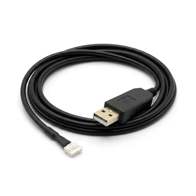Main image of Pidwaok USB to 4-Pin Cable for KINCO MD Series Servo Drives, 1.8m RS232 Configuration & Debug Cable