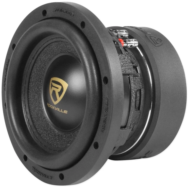 Alt view image 3 of 5 - Rockville W65K9D2 6.5" Car Subwoofer, 1000W Peak, 250W RMS, Dual 2-Ohm