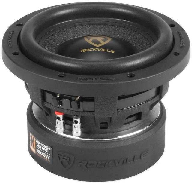 Alt view image 4 of 5 - Rockville W65K9D2 6.5" Car Subwoofer, 1000W Peak, 250W RMS, Dual 2-Ohm