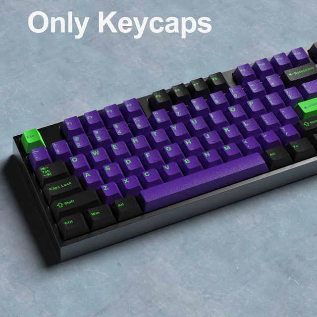 Alt view image 2 of 5 - Fogruaden PBT Keycaps Set, Cherry Profile Custom Keycap for Mechanical Keyboard Keycaps(Cherry chuhaoji)