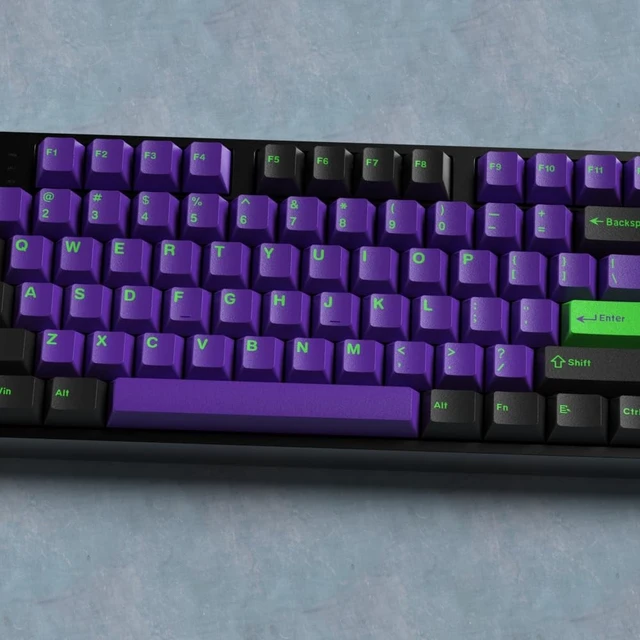 Alt view image 3 of 5 - Fogruaden PBT Keycaps Set, Cherry Profile Custom Keycap for Mechanical Keyboard Keycaps(Cherry chuhaoji)