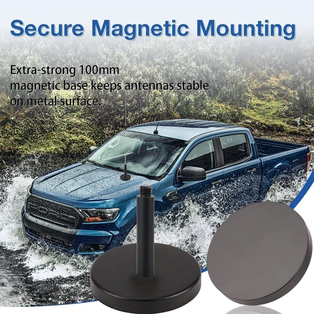 Alt view image 3 of 5 - DMITER GNSS Magnetic Mount, 5/8-11 Thread 100mm Rod GPS Antenna Base
